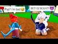Pretending to Be a Noob, Then DESTROYING Pros in Blox Fruits