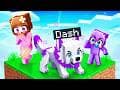 I Pretended to be a BABY WOLF in ONE CHUNK in Minecraft!