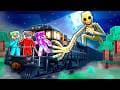 We Survived the SCARIEST TRAIN in Minecraft..