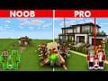 NOOB VS PRO: FUNGAL OUTBREAK HOUSE BUILD CHALLENGE – SAFEST BASE TO PROTECT THE FAMILY
