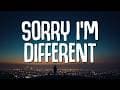 Miracle LRE - Sorry I'm Different (Lyrics)